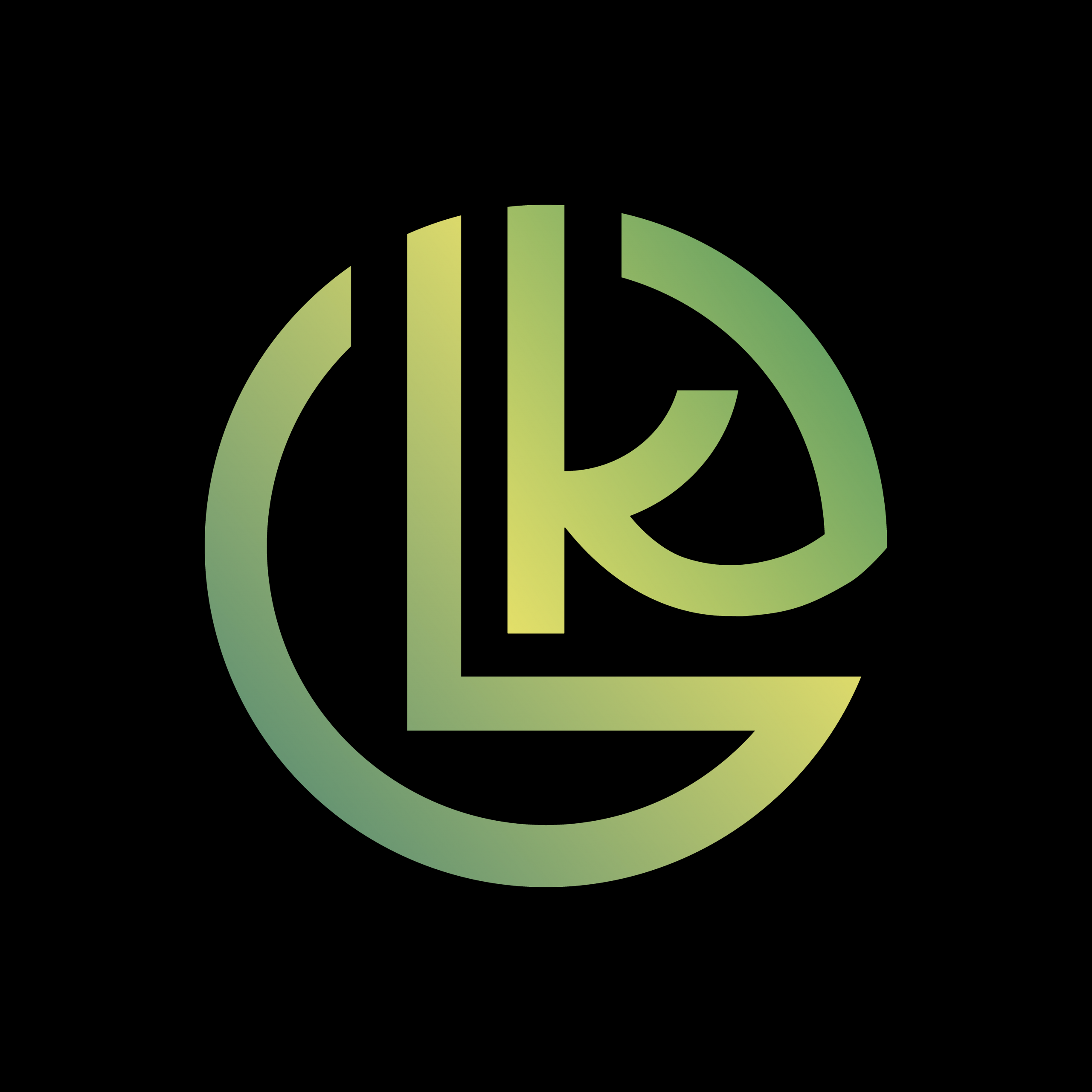 Logo Fond noir LK Nutrition
