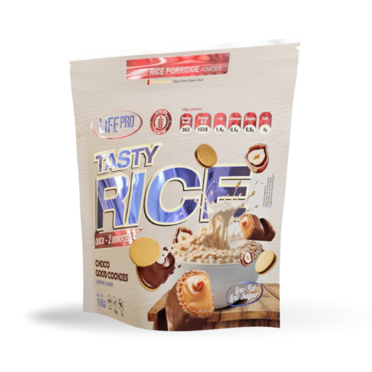 LIFEPRO - TASTY RICE 1KG - choco cookie