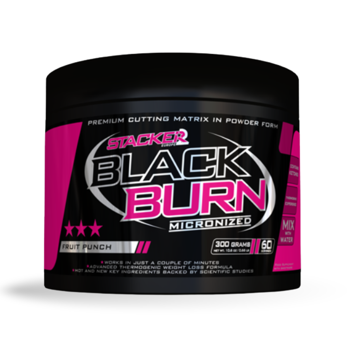 STACKER 2 - Black Burn Micronized - fruit punch