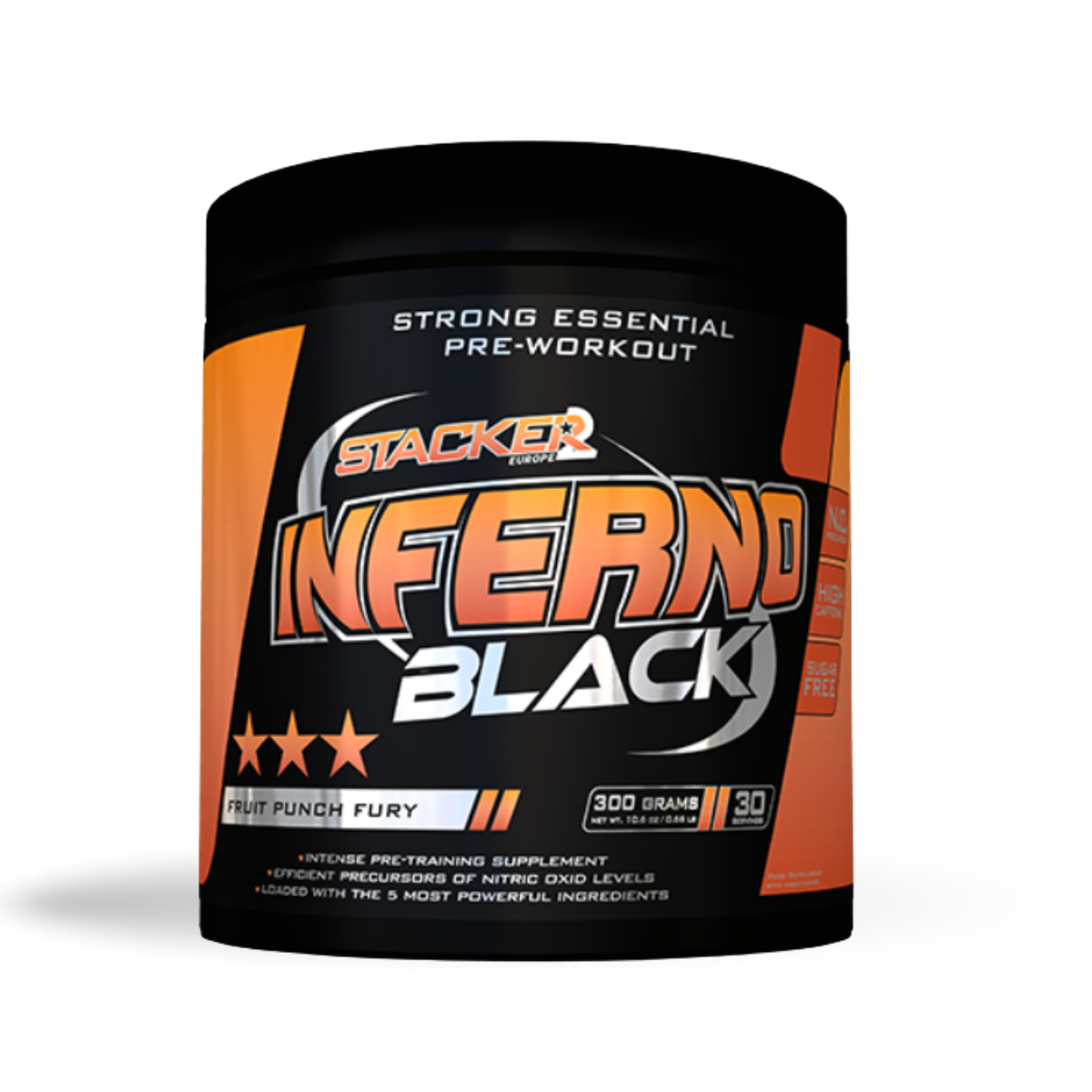 STACKER 2 - Inferno Black - fruit punch