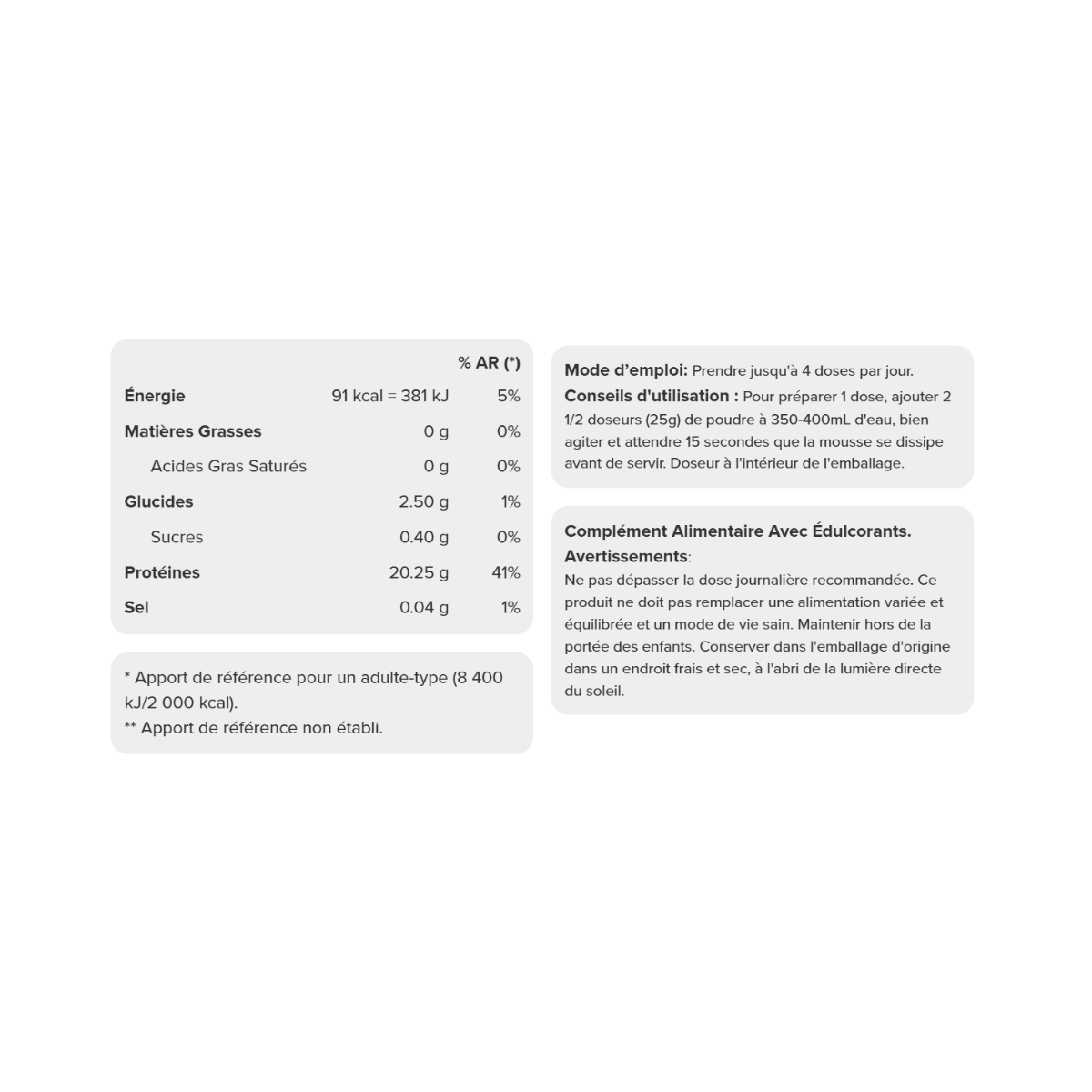PROZIS - clear whey - mangue/peche 500gr - Image 2