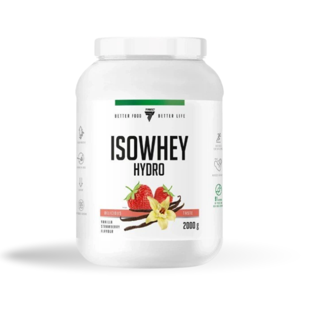 TREC - IsoWhey Hydro - fraise/vanille 2kg