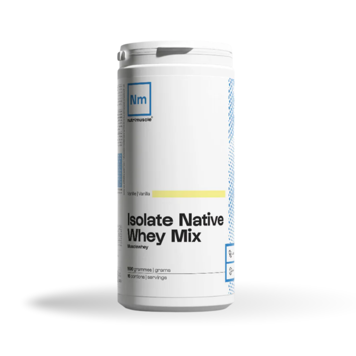NUTRIMUSCLE - ISOLATE NATIVE WHEY MIX - VANILE 500gr