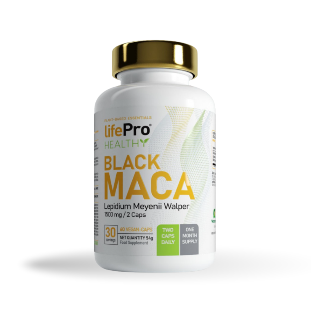 LIFEPRO - Black Maca 750MG 60 VCAPS