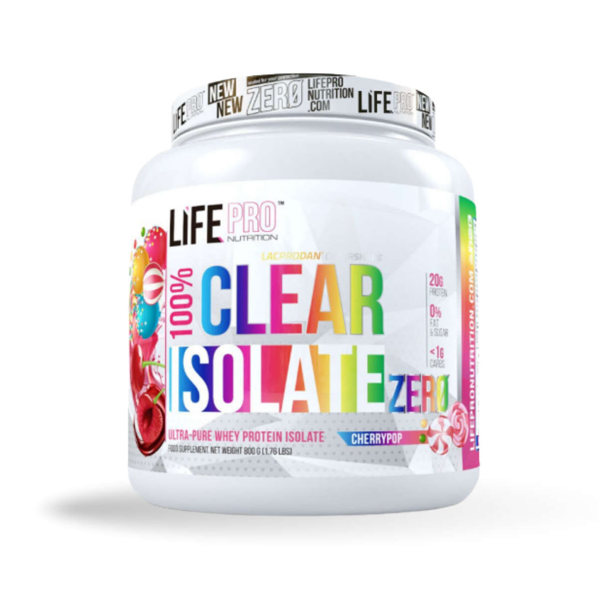 LIFEPRO - CLEAR ISOLATE ZERO 800G CherryPop