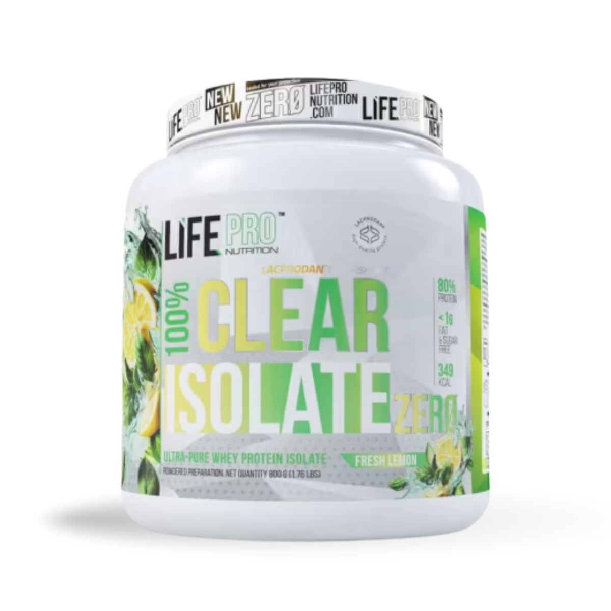LIFEPRO - CLEAR ISOLATE ZERO 800G fresh lemonade