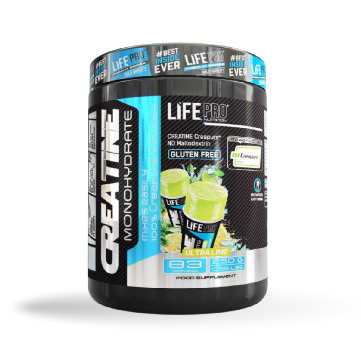 LIFEPRO - CREATINE CREAPURE ultra lime 250g